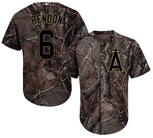 Angels #6 Anthony Rendon Camo Realtree Collection Cool Base Stitched Youth MLB Jersey