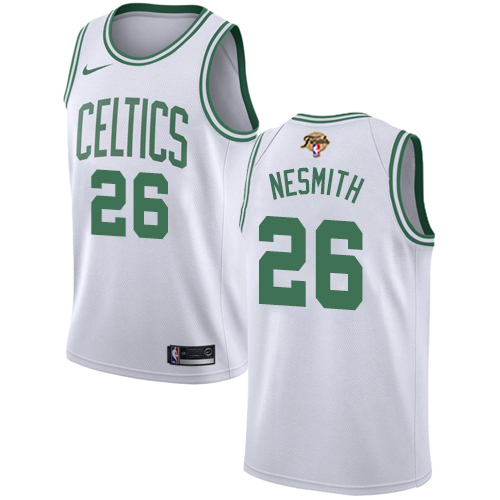 Nike Celtics #26 Aaron Nesmith White Youth 2022 NBA Finals Swingman Association Edition Jersey