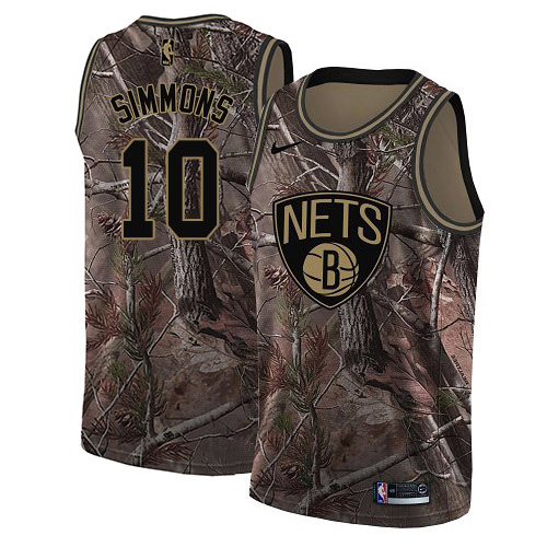 Nike Nets #10 Ben Simmons Camo Youth NBA Swingman Realtree Collection Jersey