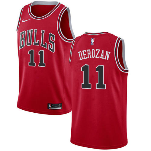 Nike Bulls #11 Demar Derozan Youth Red NBA Swingman Icon Edition Jersey