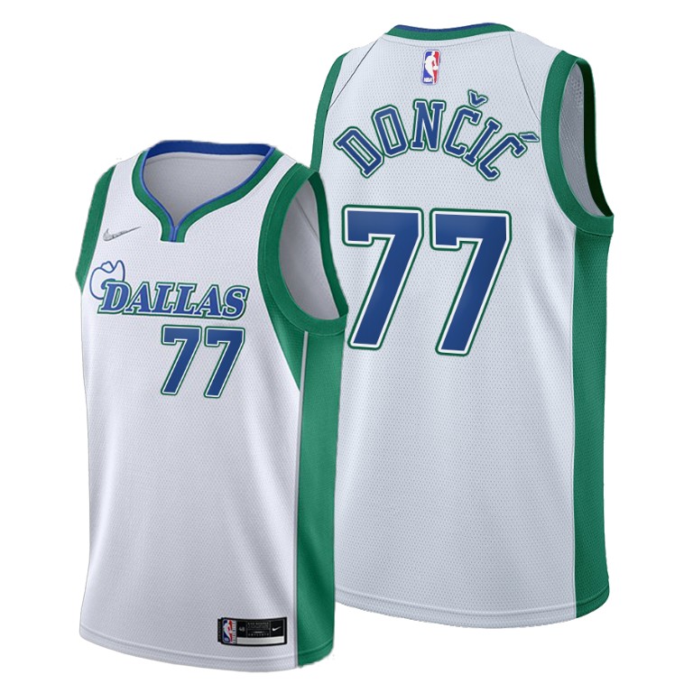 Dallas Mavericks #77 Luka Doncic Youth 2021-22 City Edition White NBA Jersey