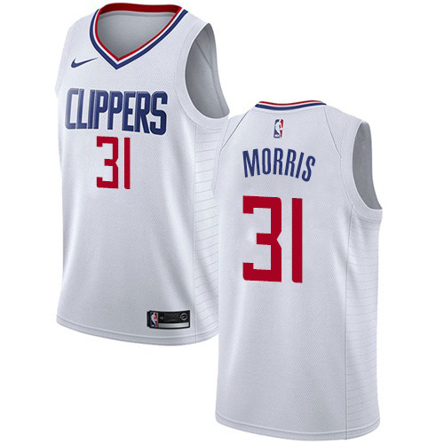 Nike Clippers #31 Marcus Morris White Youth NBA Swingman Association Edition Jersey