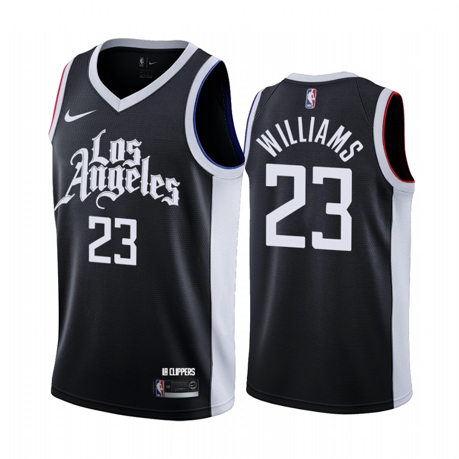 Nike Clippers #23 Lou Williams Black Youth NBA Swingman 2020-21 City Edition Jersey