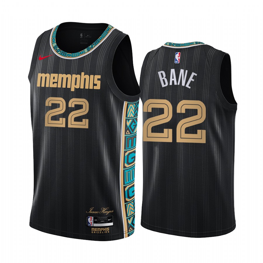 Nike Grizzlies #22 Desmond Bane Black Youth NBA Swingman 2020-21 City Edition Jersey