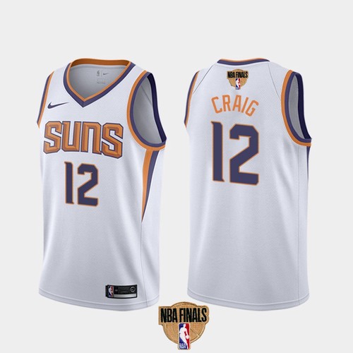 Nike Suns #12 Torrey Craig Youth 2021 NBA Finals Bound Swingman Association Edition Jersey White