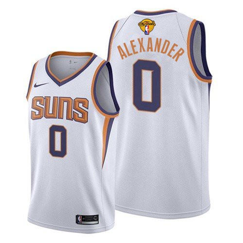 Nike Suns #0 Ty-Shon Alexander Youth 2021 NBA Finals Bound Swingman Association Edition Jersey White