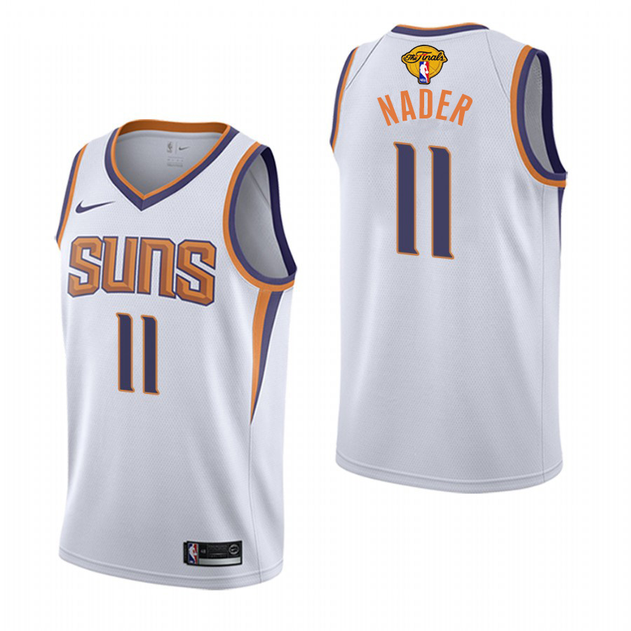 Nike Suns #11 Abdel Nader Youth 2021 NBA Finals Bound Swingman Association Edition Jersey White