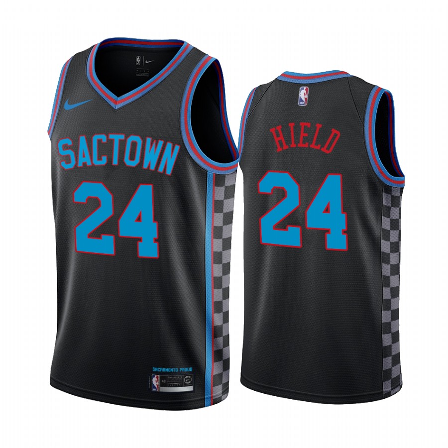 Nike Kings #24 Buddy Hield Black Youth NBA Swingman 2020-21 City Edition Jersey