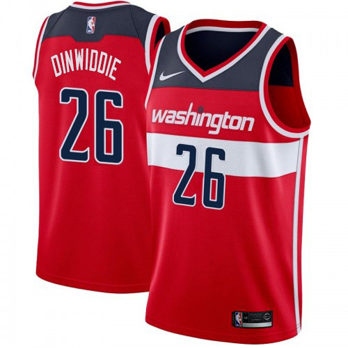 Nike Wizards #26 Spencer Dinwiddie Youth Red NBA Swingman Icon Edition Jersey