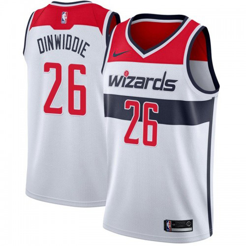 Nike Wizards #26 Spencer Dinwiddie Youth White Association Edition NBA Swingman Jersey