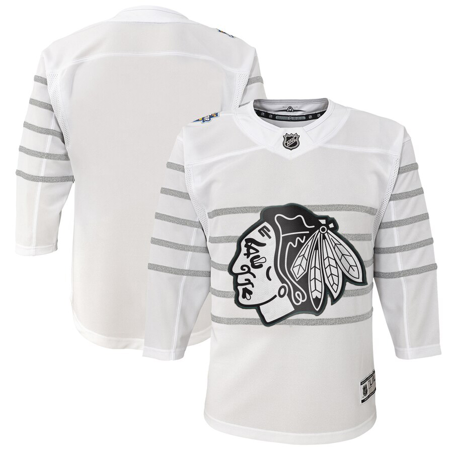 Youth Chicago Blackhawks White 2020 NHL All-Star Game Premier Jersey