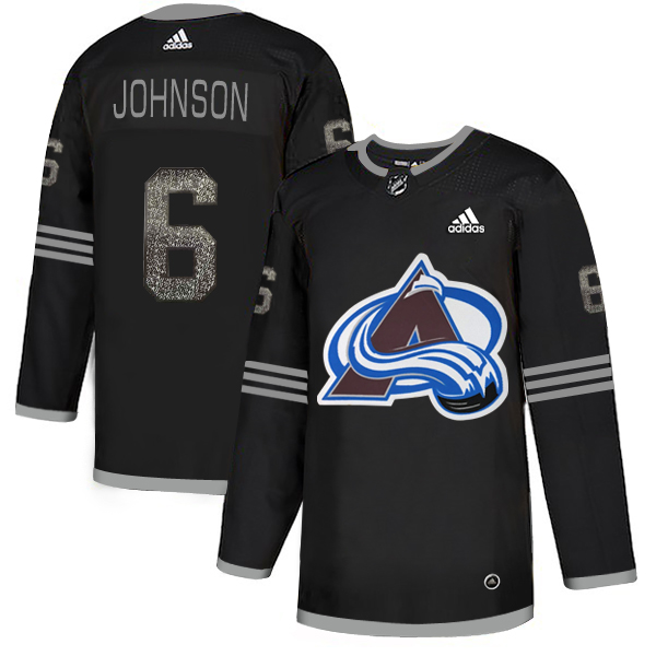 Adidas Avalanche #6 Erik Johnson Black Youth Authentic Classic Stitched NHL Jersey