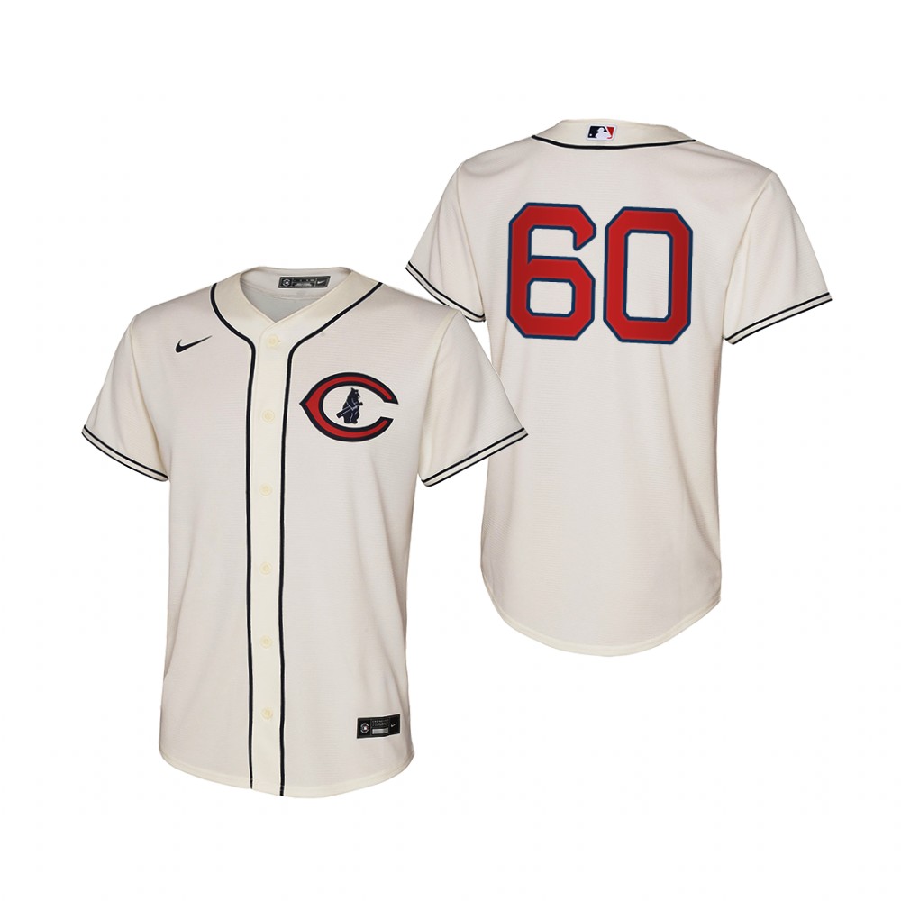 Chicago Cubs #60 Mychal Givens Youth 2022 Field of Dreams MLB Game Jersey - Cream