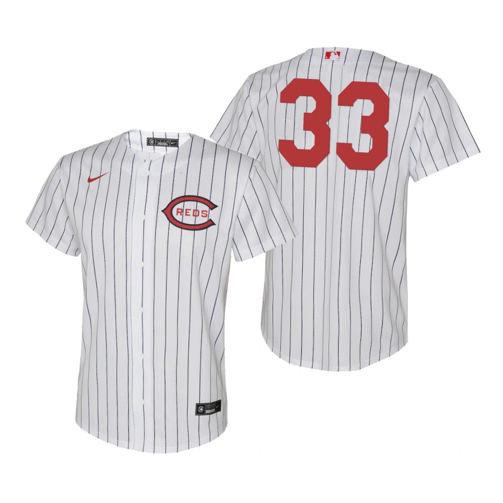 Cincinnati Reds #33 Aramis Garcia Youth 2022 Field of Dreams MLB Game Jersey - White