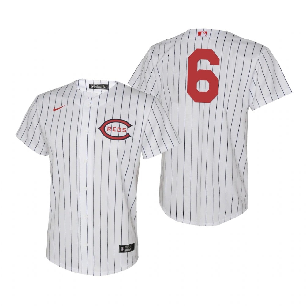 Cincinnati Reds #6 Billy Hamilton Youth 2022 Field of Dreams MLB Game Jersey - White