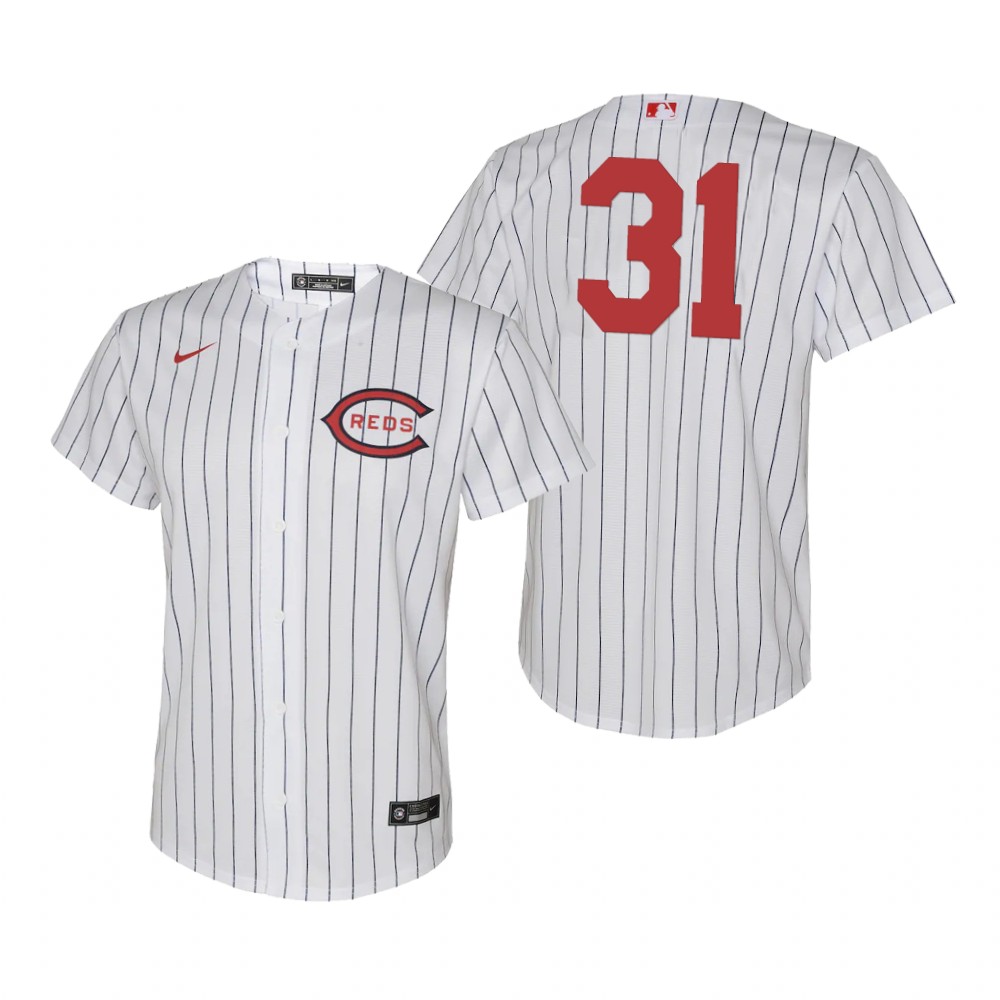 Cincinnati Reds #31 Mike Minor Youth 2022 Field of Dreams MLB Game Jersey - White