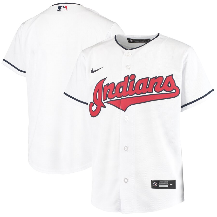 Cleveland Guardians Nike Youth Home 2020 MLB Team Jersey White