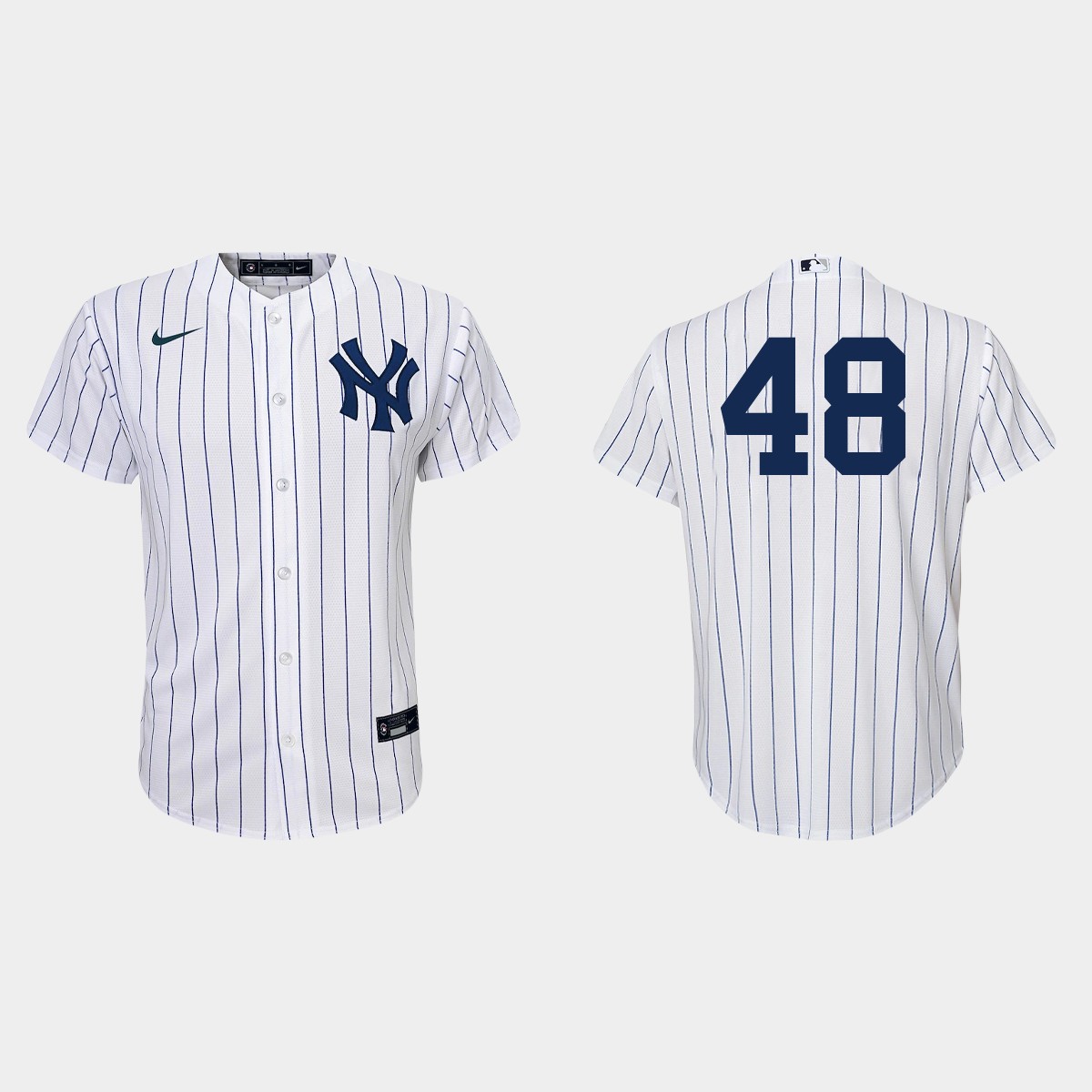 New York Yankees #48 Anthony Rizzo Youth Nike White Home Jersey