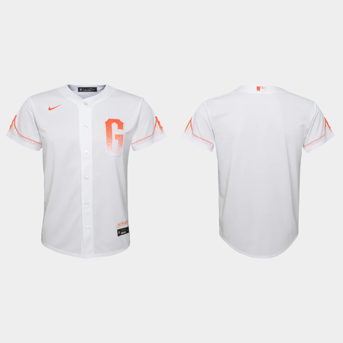 San Francisco Giants Youth 2021 City Connect White Jersey