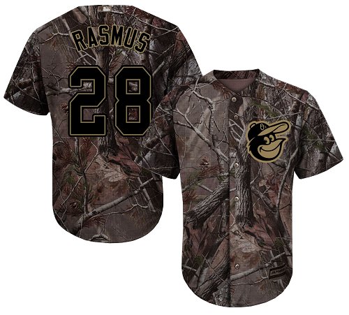 Orioles #28 Colby Rasmus Camo Realtree Collection Cool Base Stitched MLB Jersey