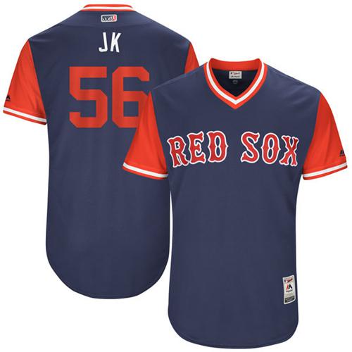 Red Sox #56 Joe Kelly Navy 