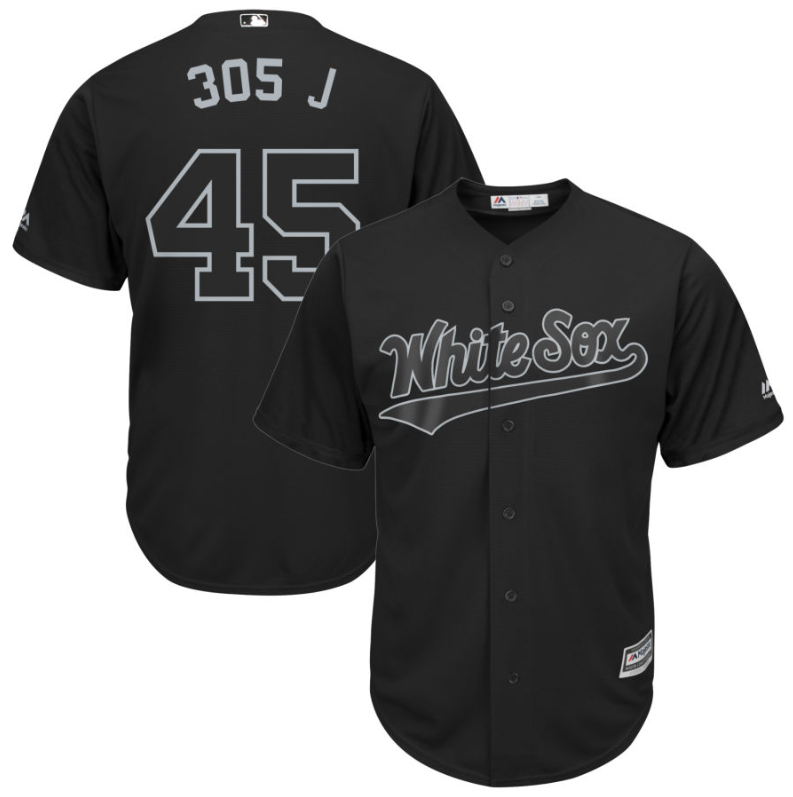 White Sox #45 Michael Jordan Black 