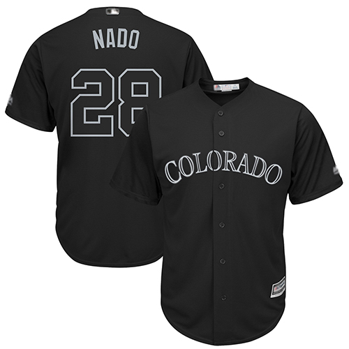 Rockies #28 Nolan Arenado Black 