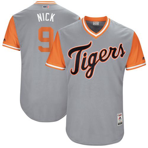 Tigers #9 Nick Castellanos Gray 