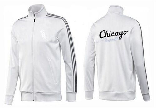 MLB Chicago White Sox Zip Jacket White_1