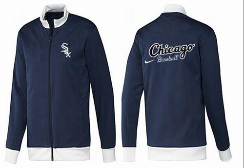 MLB Chicago White Sox Zip Jacket Dark Blue_1