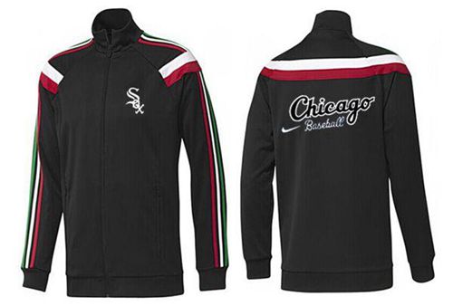 MLB Chicago White Sox Zip Jacket Black_1