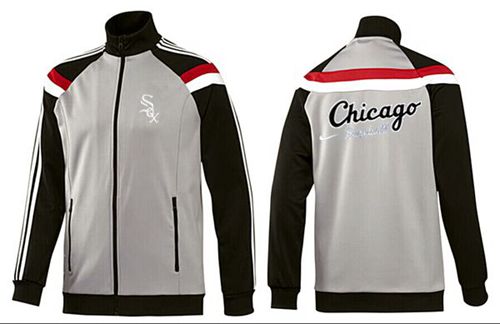 MLB Chicago White Sox Zip Jacket Grey