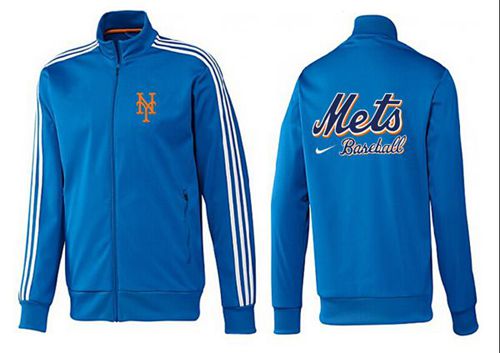 MLB New York Mets Zip Jacket Blue_1