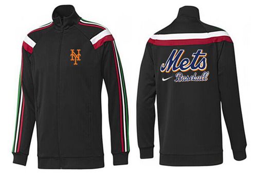 MLB New York Mets Zip Jacket Black_1