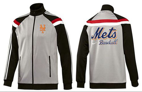 MLB New York Mets Zip Jacket Grey