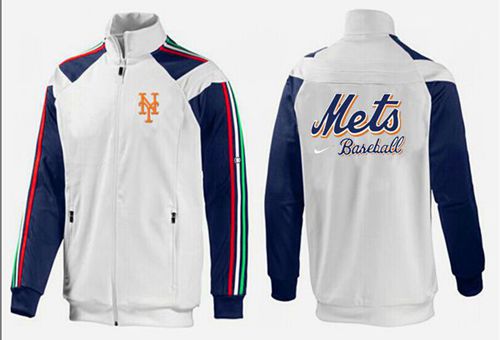 MLB New York Mets Zip Jacket White_1