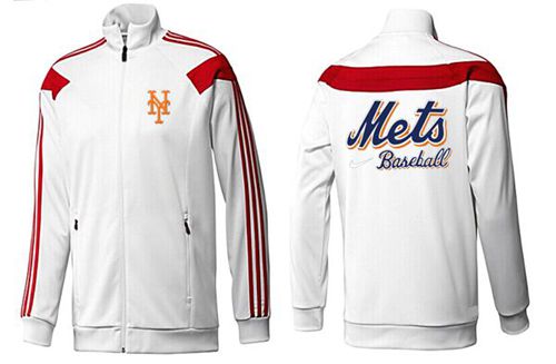 MLB New York Mets Zip Jacket White_2