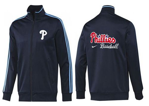 MLB Philadelphia Phillies Zip Jacket Dark Blue