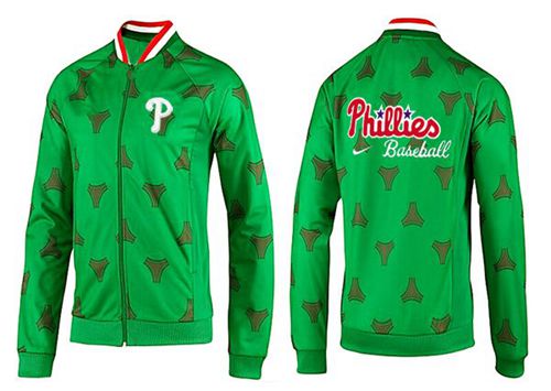 MLB Philadelphia Phillies Zip Jacket Green_1