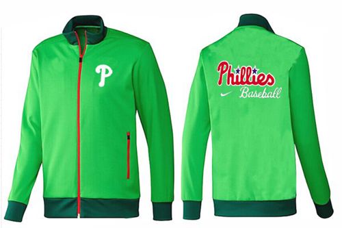 MLB Philadelphia Phillies Zip Jacket Green_2