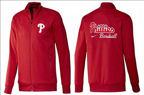 MLB Philadelphia Phillies Zip Jacket Red