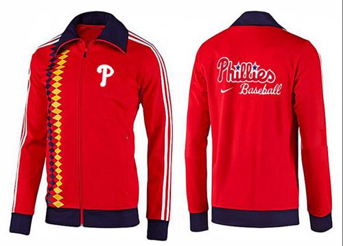 MLB Philadelphia Phillies Zip Jacket Orange