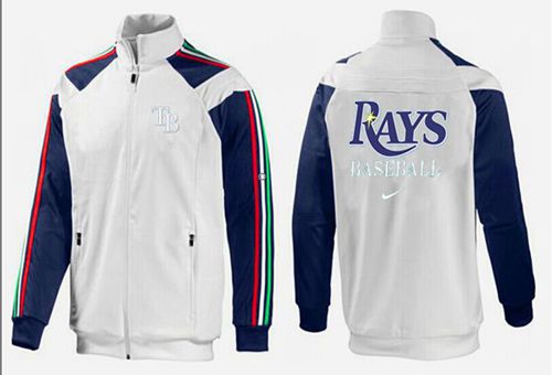 MLB Tampa Bay Rays Zip Jacket White_2