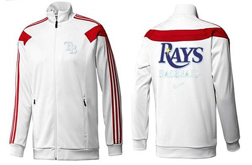 MLB Tampa Bay Rays Zip Jacket White_3