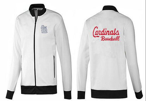 MLB St.Louis Cardinals Zip Jacket White_1