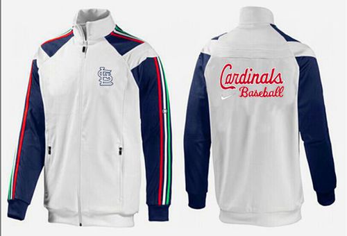 MLB St.Louis Cardinals Zip Jacket White_3