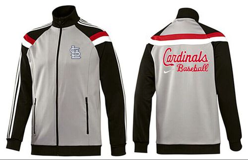 MLB St.Louis Cardinals Zip Jacket Grey