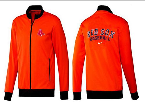 MLB Boston Red Sox Zip Jacket Orange