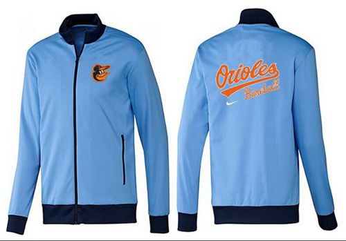 MLB Baltimore Orioles Zip Jacket Light Blue