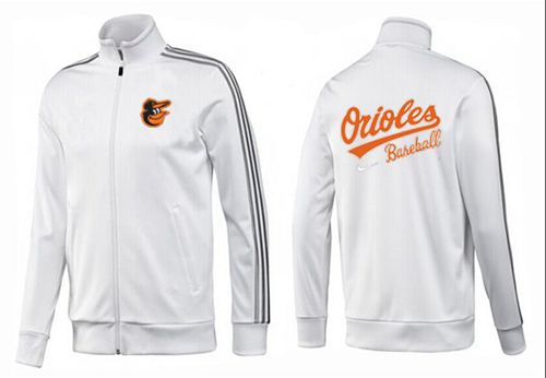 MLB Baltimore Orioles Zip Jacket White_2